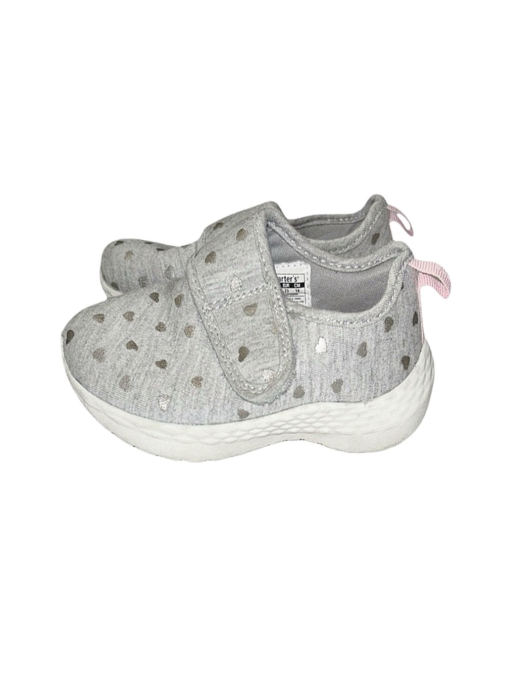 CARTER'S Baby Girl Grey Sneakers Size 7